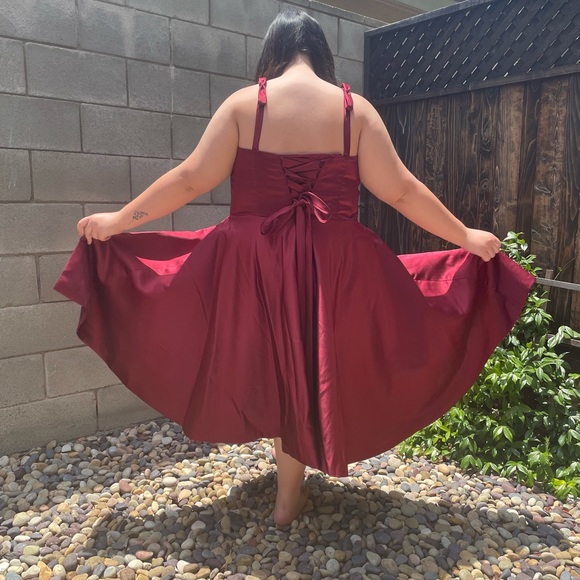 Sweetheart Satin Prom Dress - Picture 10 of 13